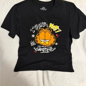 Nickelodeon Black Garfield Kids T-Shirt
